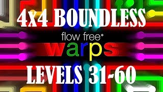 Flow Free Warps 4x4 Boundless Levels 31-60 screenshot 4