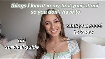 what I wish I knew before starting university - UNI TIPS AND TRICKS
