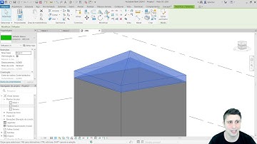 Telhado por perímetro no Revit