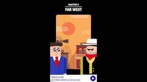 Mr Bullet. Classic. Chapter 6 - Far West. Levels 81 - 96. 3 Stars Walkthrough.