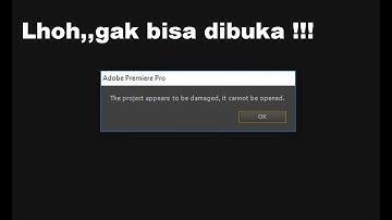Solusi membuka file adobe premiere yang eror