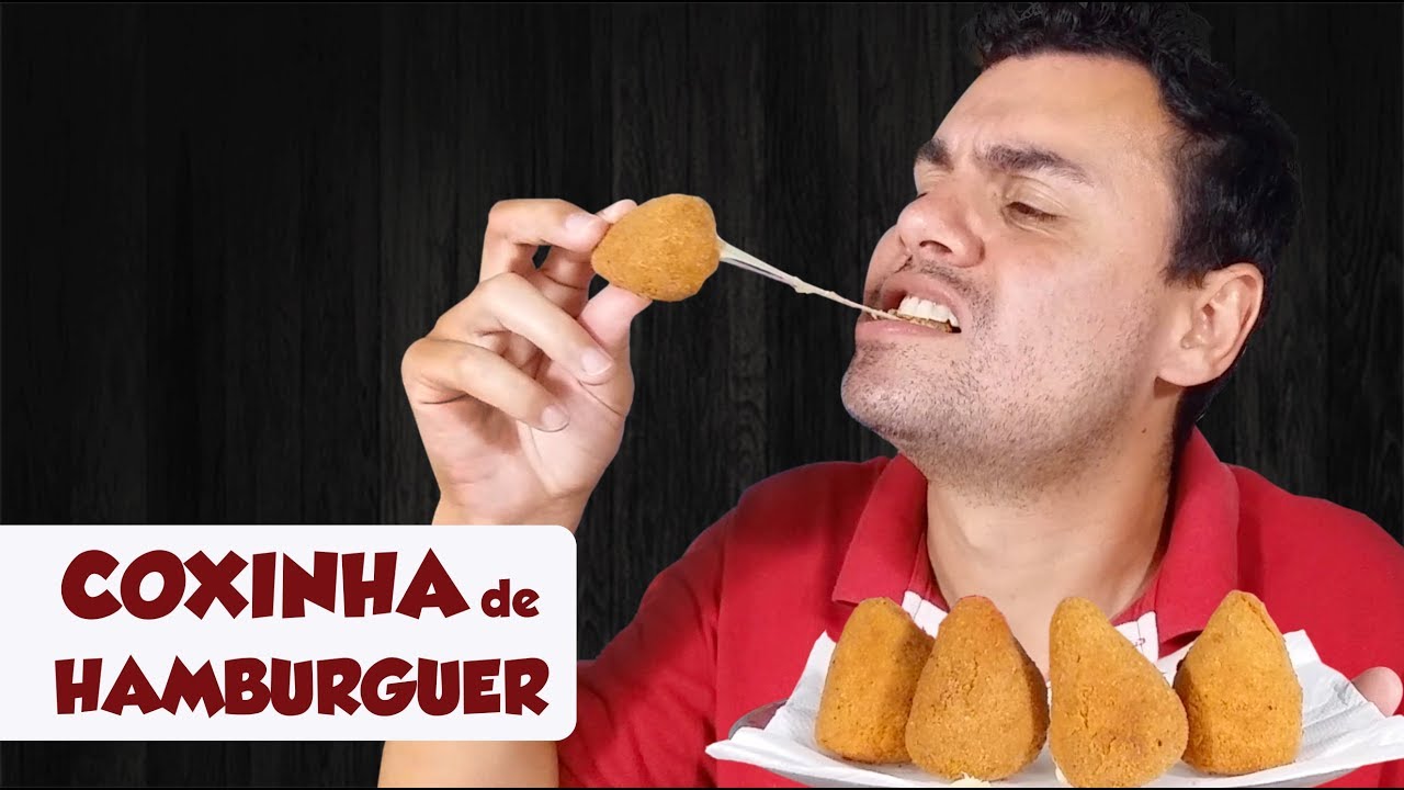COXINHA DE HAMBURGUER -  Fubá online