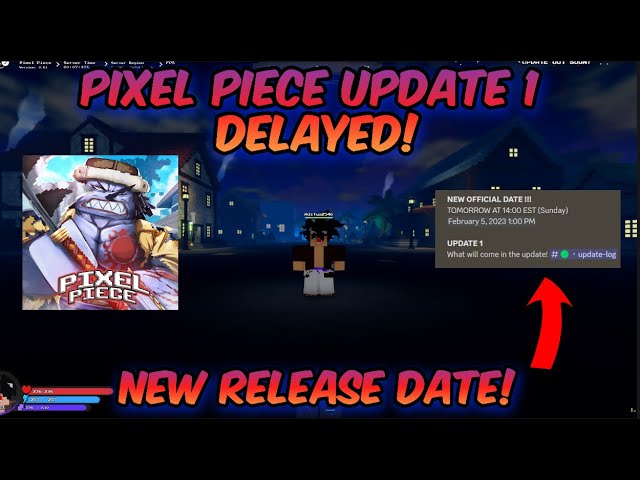 Roblox games wonder Pixel Piece Update One release date delayed again