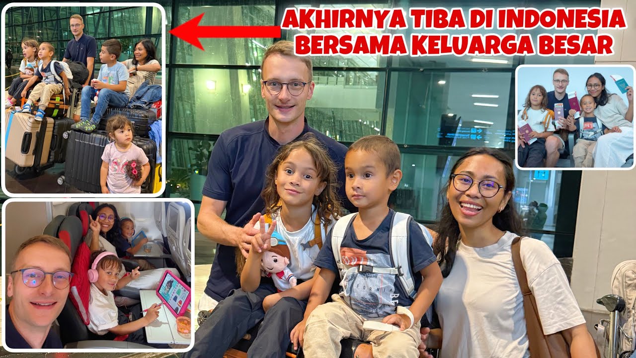 PERTAMA KALI PULANG KAMPUNG KE INDONESIA BARENG KELUARGA BESAR
