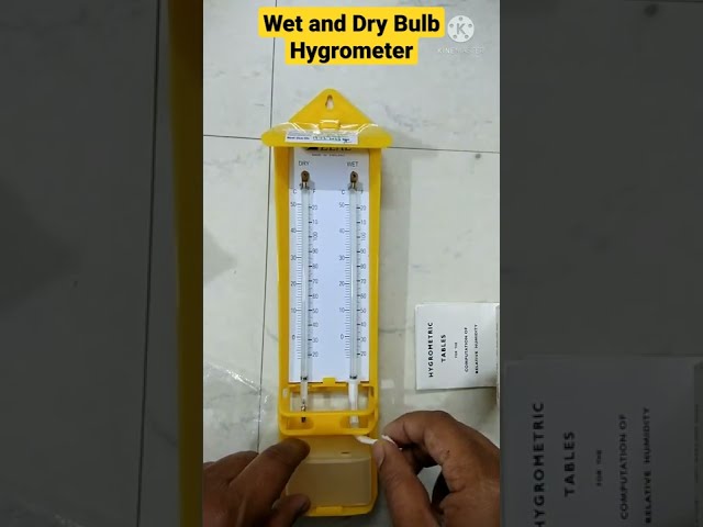 Zeal Wet & Dry Bulb Hygrometer | Mason’s Type Humidity & Temperature Meter product video preview