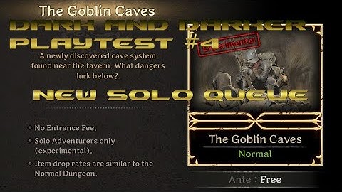 New Solo Caves - Dark and Darker Playtest 4