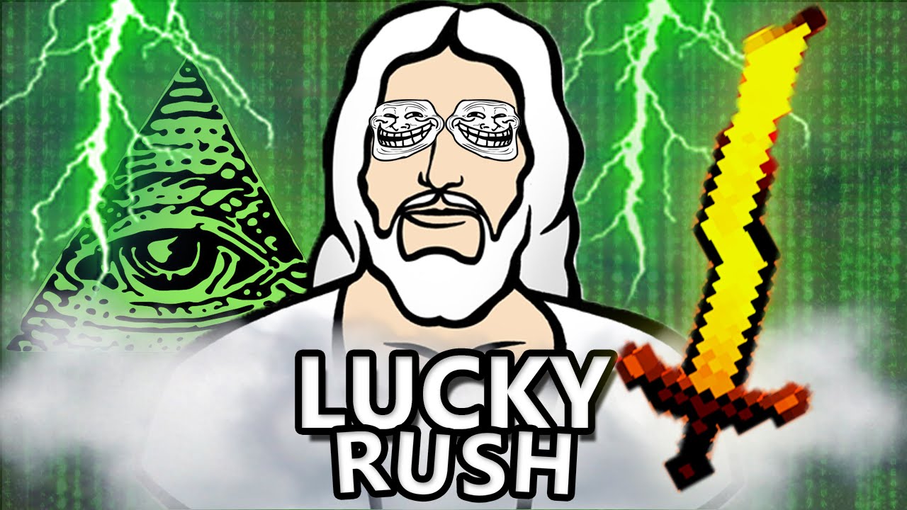ILLUMINATI TROLL GOTT | Minecraft LUCKY RUSH | baastiZockt