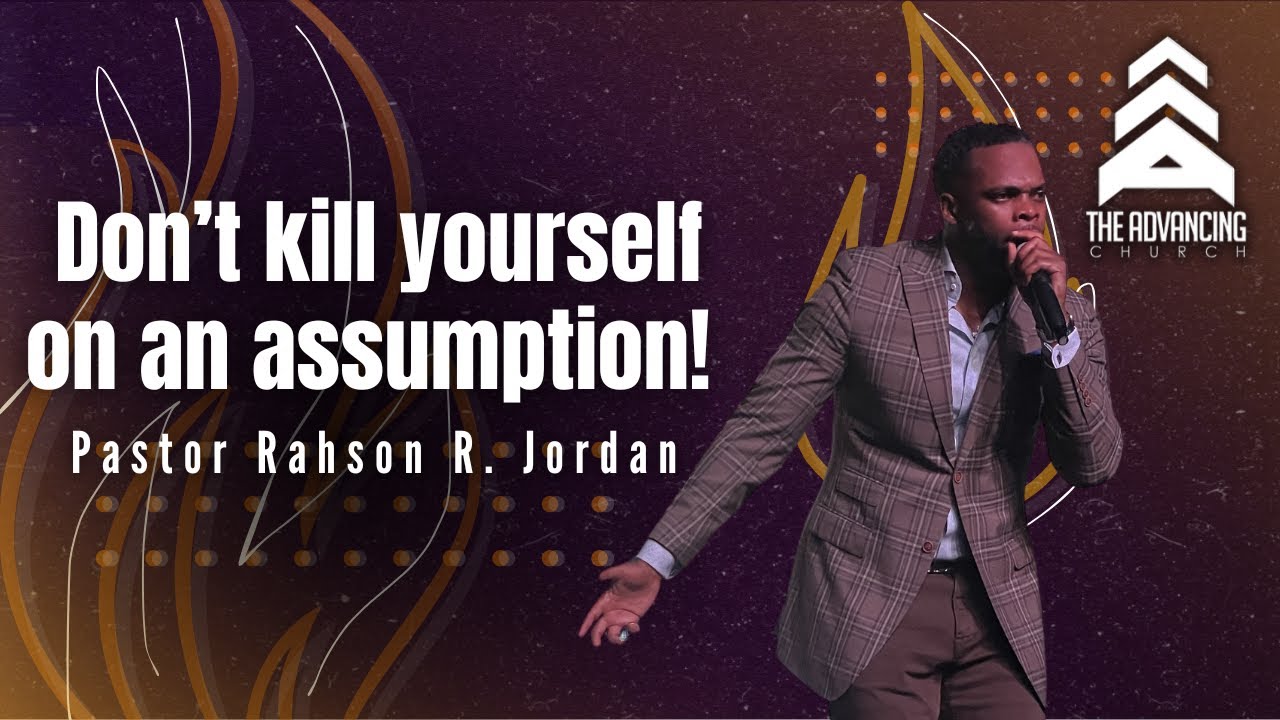 The Acts of The Holy Spirit: Don't kill yourself on an assumption!