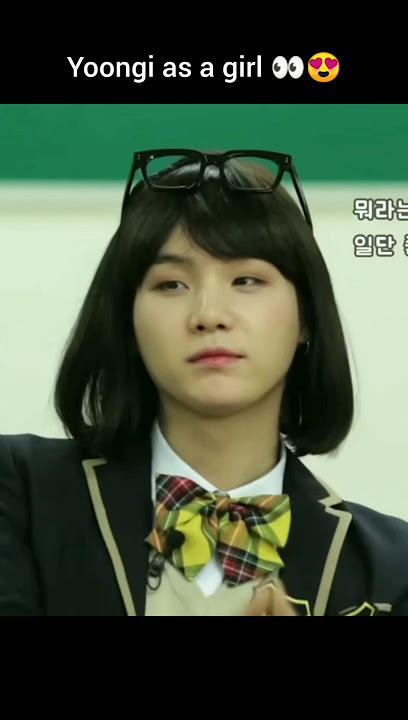 Yoongi dressed as a girl😍his savageness is 100/10🤘🤩#suga#yoongi#bts#kpop#trending