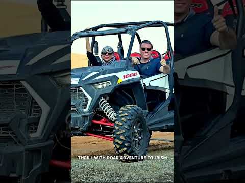 THRILL WITH ROAR ADVENTURE TOURISM@ROARADVENTURETOURISMDUBAI @vipdesertsafari##foryou #dj #