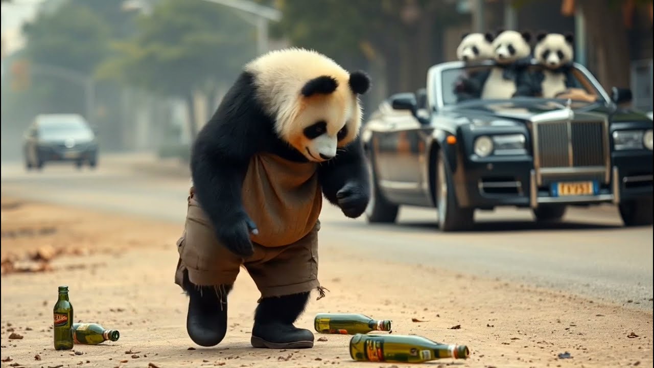 Poor Panda Becomes Rich! A Motivational Story | Never Give Up!"