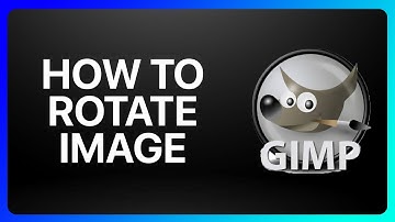 How To Rotate Image In Gimp Tutorial
