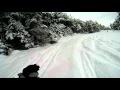脇の新雪を拾いながらのDH@ピラタス蓼科