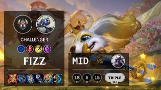 Fizz Mid vs Syndra - EUW Challenger Patch 10.3