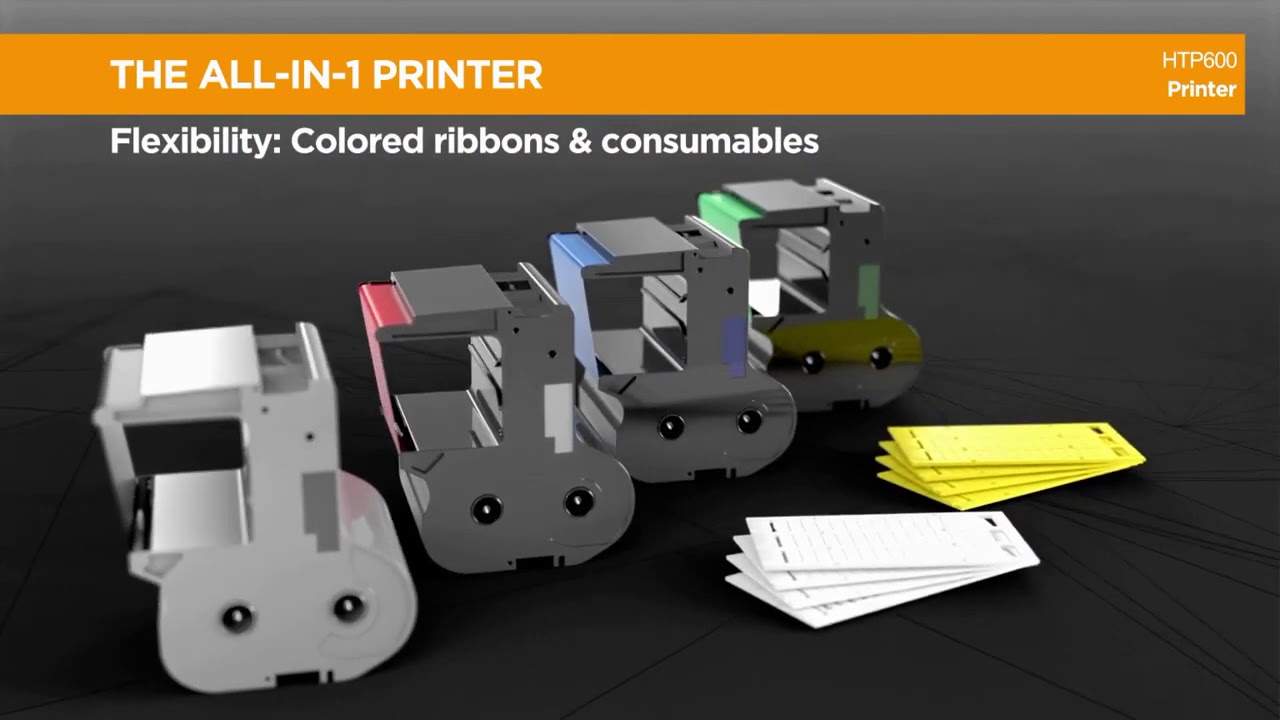 HTP600 Thermal Transfer Printer and Markers Video English