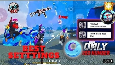 gameloop Headshot Settings And Sensitivity For Free Fire Headshot Settings like white 444 ruok ff