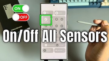 Samsung Galaxy S24 /S24+ /S24 Ultra: Alle sensoren op Samsung in- en uitschakelen