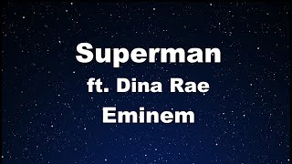 Karaoke♬ Superman - Eminem 【No Guide Melody】 Instrumental, Lyric