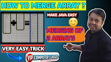 Lecture 13 -How to Merge Array | Concatenate 2 Arrays in Java | Icse class 10 Arrays | #arraysinjava