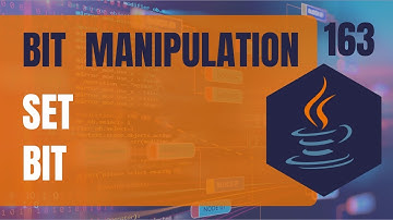 Java DSA 163 • Bit Manipulation • Set ith bit at given index of a number in Java
