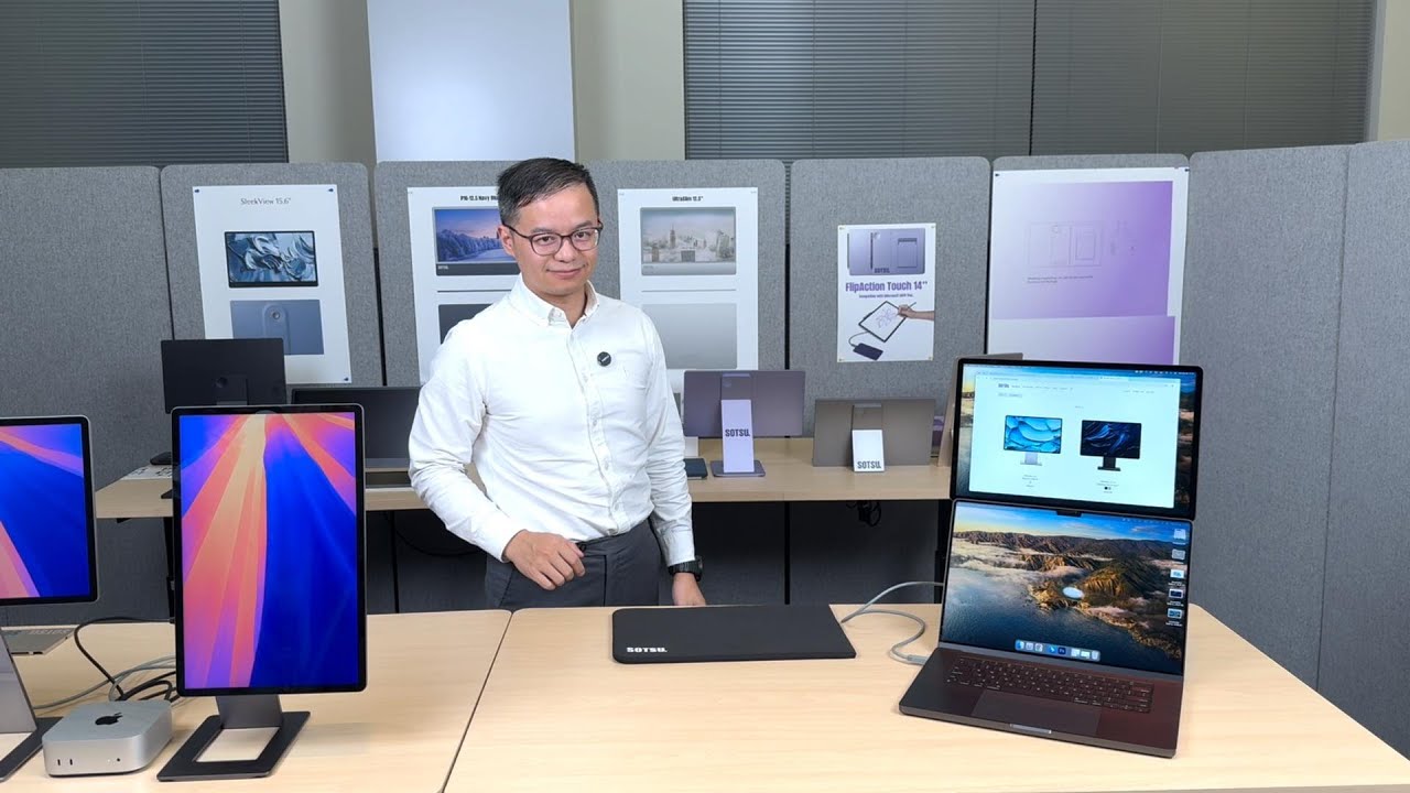 SOTSU FlipAction Elite 16インチ ポータブルモニター | 4K | 超