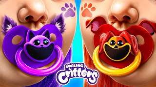 CatNap и DogDay! Домики одного цвета челлендж! Smiling Critters из Poppy Playtime 3!