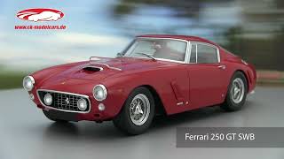 Ferrari 250 GT SWB 1/18 - KK Scale - Vainqueur Monza 1960 - Modèle De Précommande
