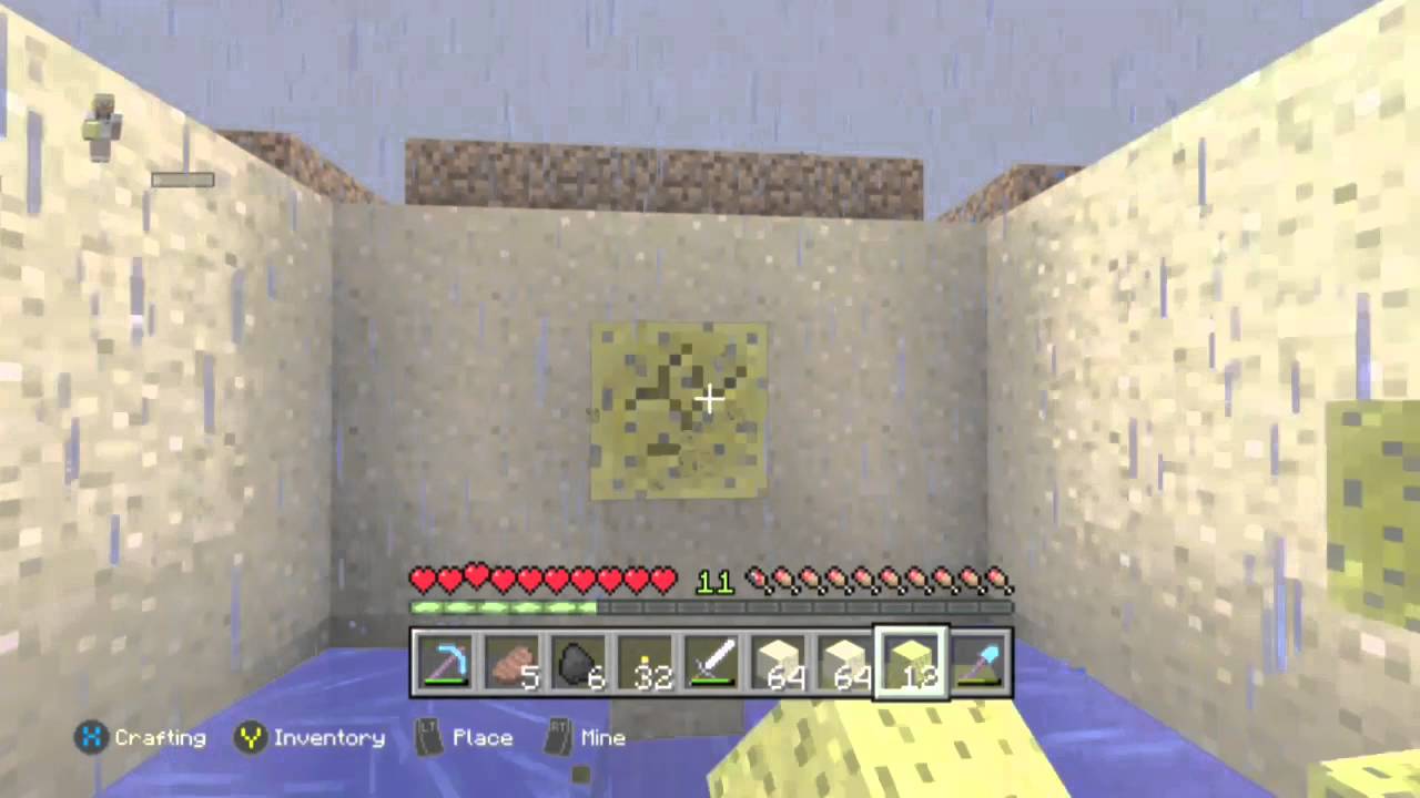 FASTEST WAY OF REMOVING WATER MINECRAFT - YouTube