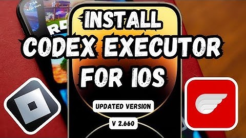 How to Install Codex Executor For Roblox on iOS 2025