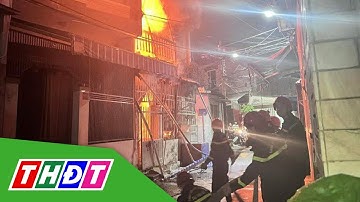 Cứu 6 người mắc kẹt trong ngôi nhà cháy ở Đà Nẵng | THDT