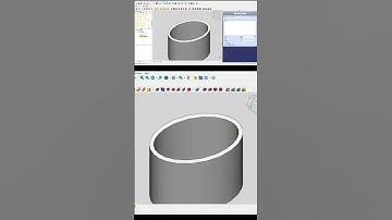 Thickness editing in Freecad #cad #freecad #tutorial #freecadtutorial #bim #3dmodeling #cg #3d #cgi