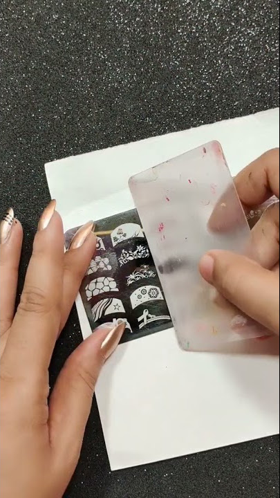 How To Reverse Stamp Using A Silicone Mat Nail Art Tutorial