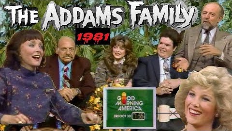 ABC Network - Good Morning America - "Addams Family Original Cast Interview" (1981) 🎃 👻
