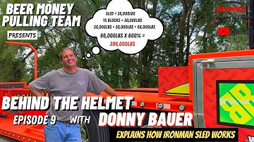 Behind the Helmet Episode 9: Donny Bauer | Ironman Pulling Sled | How a pulling sled works!