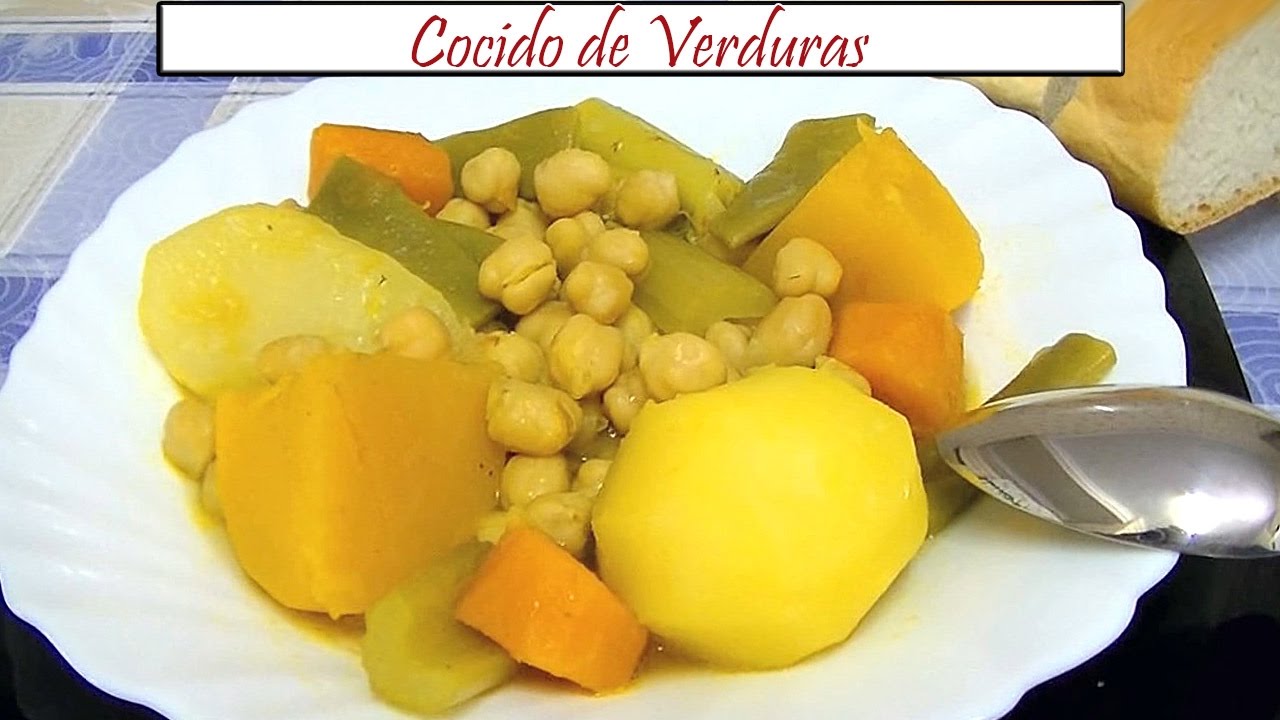 Cocido de Verduras sin Carne | Receta de Cocina en Familia - YouTube