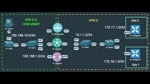 Cisco SDWAN Initial Setup in EVE-NG
