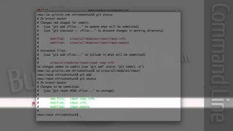 18. How to undo modifications to staged and unstaged files (a Drupal how-to)