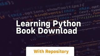learning python book download
