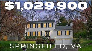 Dream home tour -7723 Silver Sage Ct, Springfield, Va. walking distance to Lake Mercer nature trails