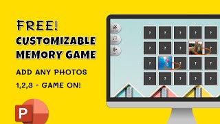 FREE! PowerPoint Custom Memory Game Creator - How To Video screenshot 1