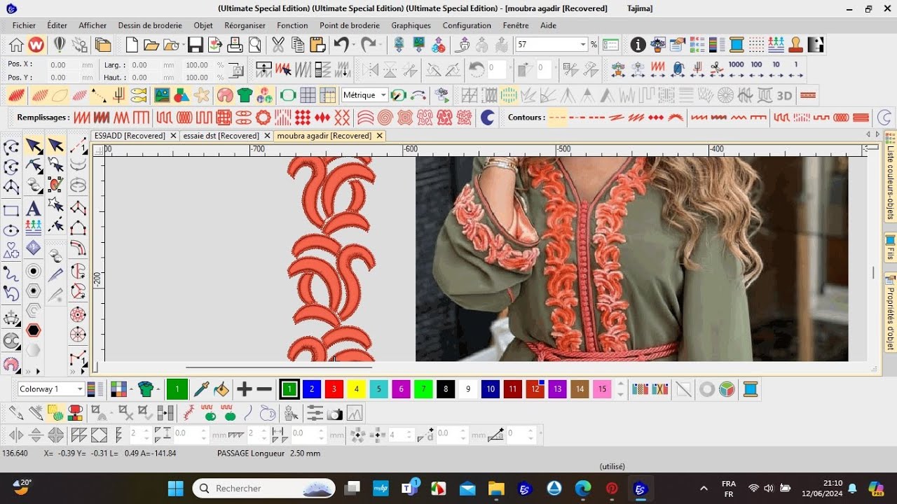 الدرس  62 :  طريقة عمل طرز الوبر أو الموبرة كما نسميها في المغرب