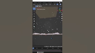 Real Snow Dinamic | Tutorial Completo #blender #tutorial #shorts #viral #snow
