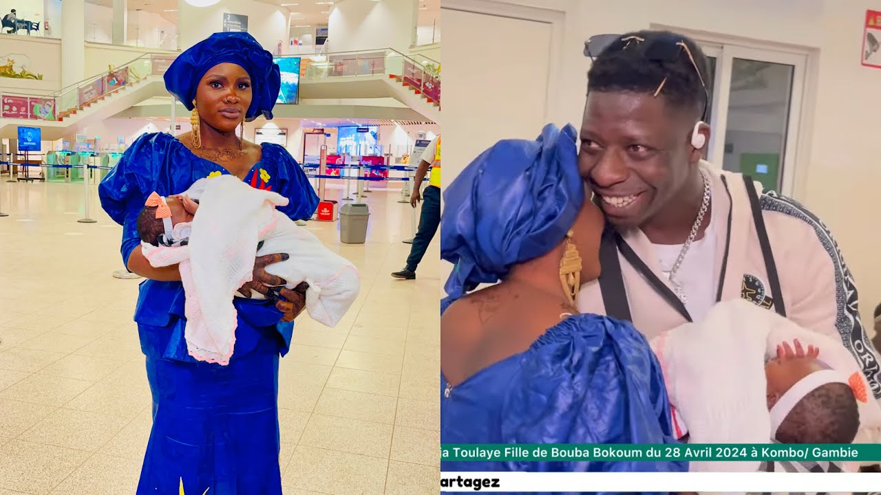 L’accueil et arrivée de Bouba Bokoum à Banjul International aéroport le 28 avril 2024