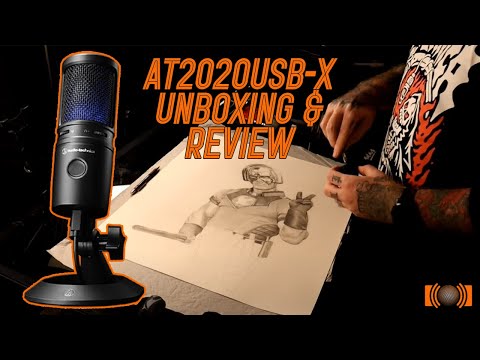 Audio-Technica AT2020USB-X Unboxing & Review