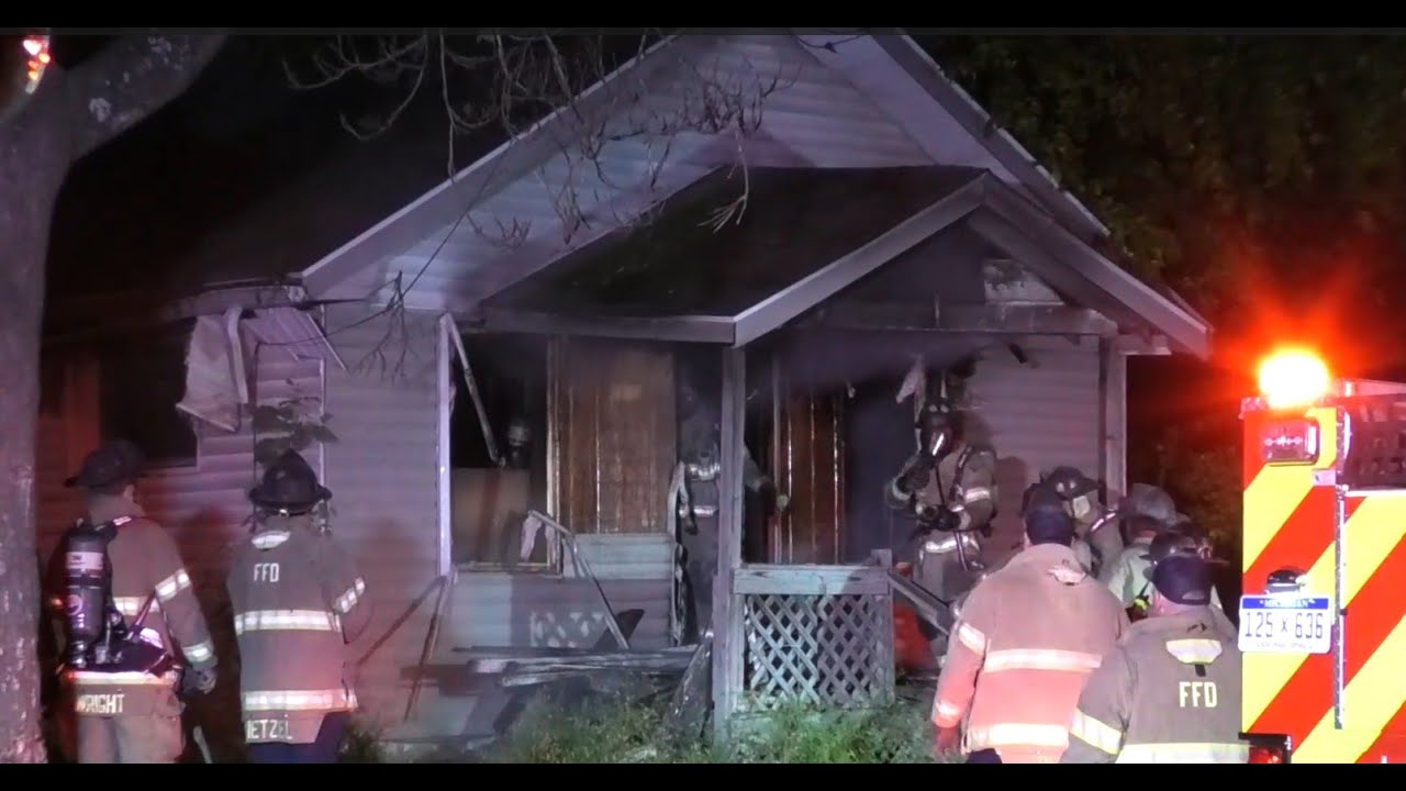 Flint Firefighters Respond to a Vacant House Fire on Devil's Night 2025 ...