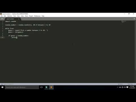 create a number guessing game in python