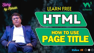 HTML Masterclass for Beginners 2024: How to use Page Title | Story by Rakesh