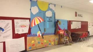 Classes decorate doors for homecoming