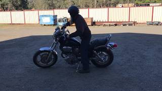 Yamaha XV750 1984 Test ride