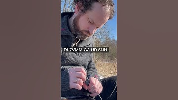 Morse Code with Transcript from DL7VMM at POTA Activation #hamradio